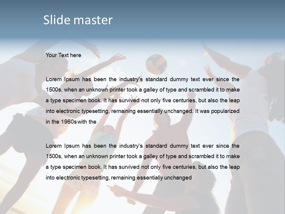 Shore Hands Youth PowerPoint Template