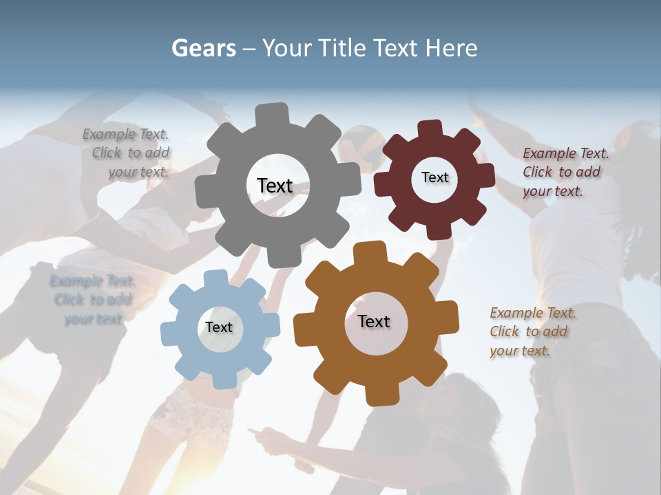 Shore Hands Youth PowerPoint Template