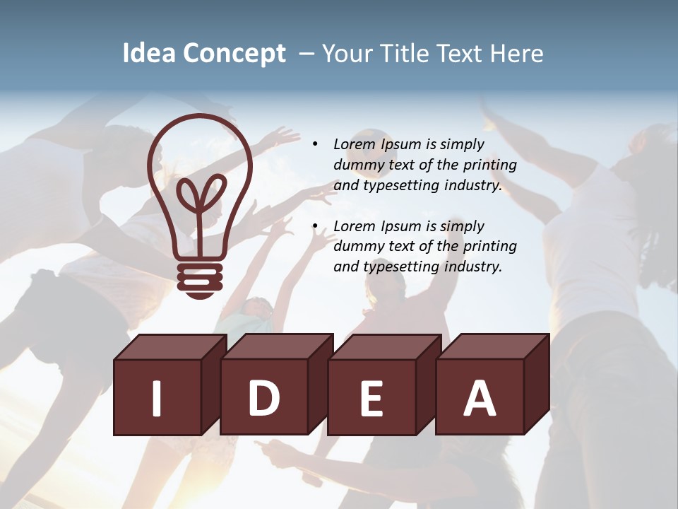 Shore Hands Youth PowerPoint Template