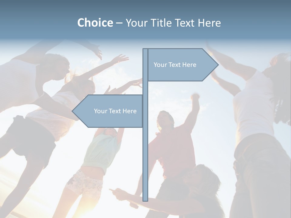 Shore Hands Youth PowerPoint Template