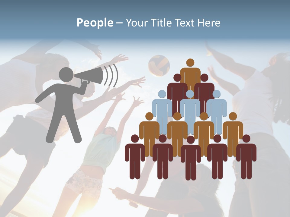 Shore Hands Youth PowerPoint Template