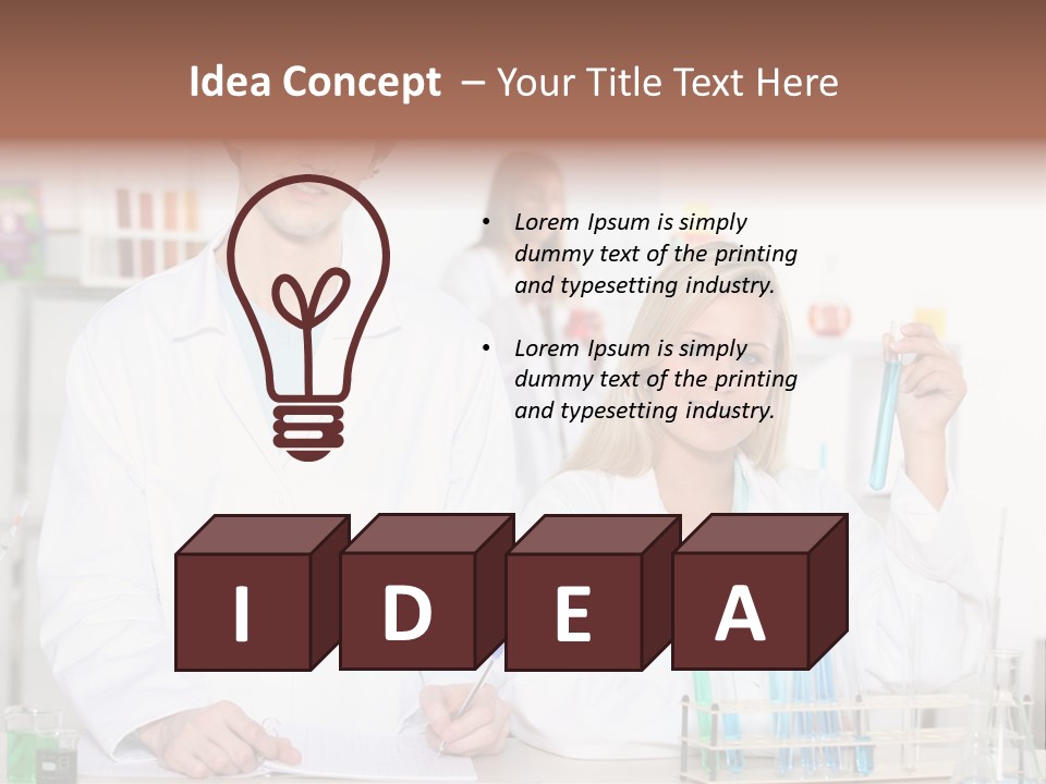 Expert Test Students PowerPoint Template