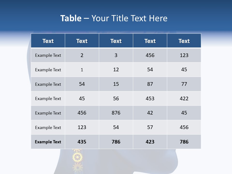 Alzheimer Analyzing Side PowerPoint Template