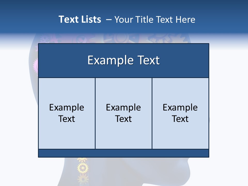 Alzheimer Analyzing Side PowerPoint Template