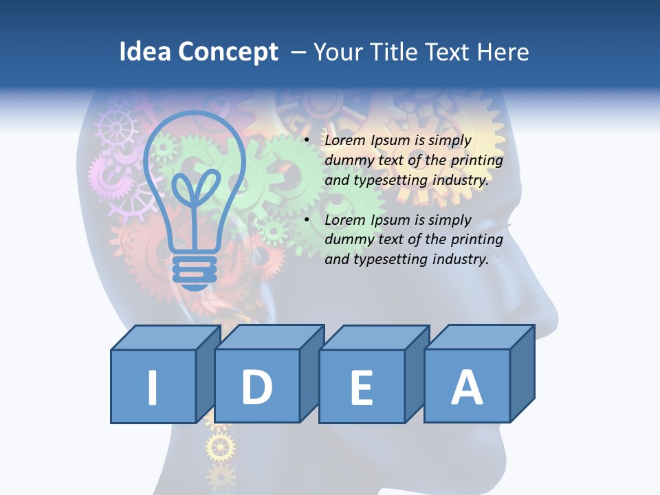 Alzheimer Analyzing Side PowerPoint Template