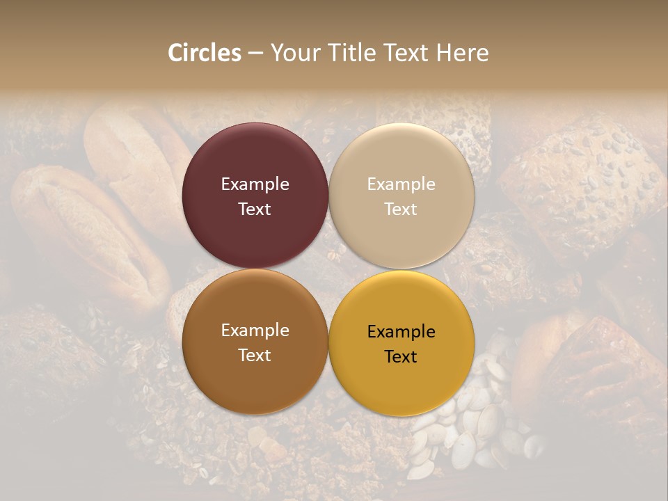 White Loaves Display PowerPoint Template