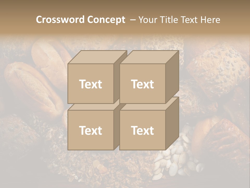 White Loaves Display PowerPoint Template