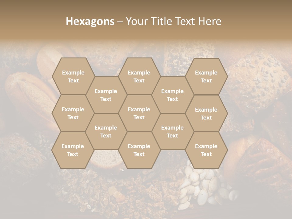 White Loaves Display PowerPoint Template