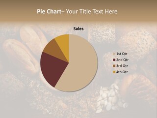 White Loaves Display PowerPoint Template