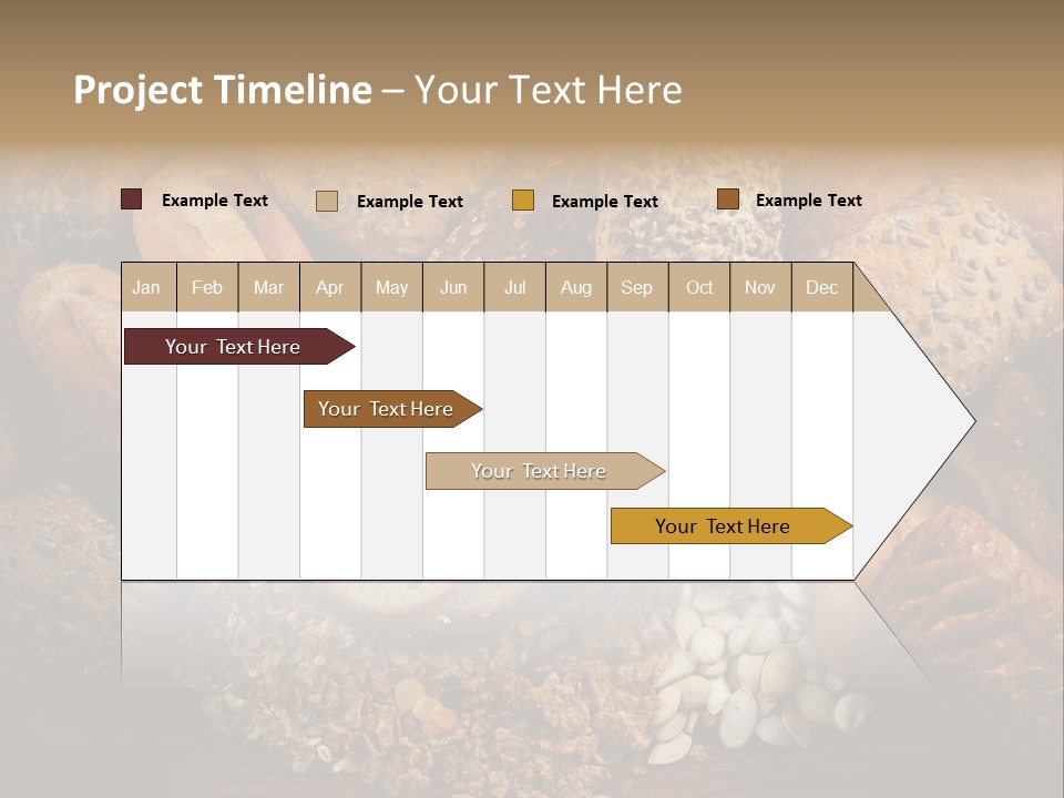White Loaves Display PowerPoint Template