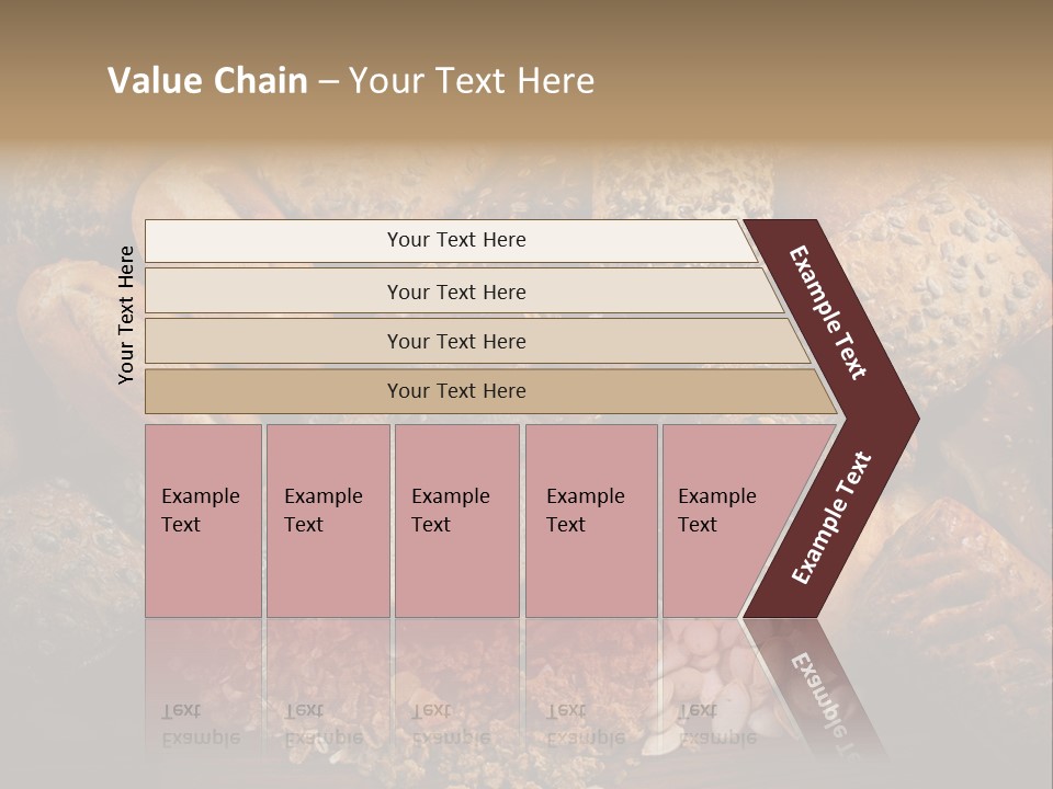 White Loaves Display PowerPoint Template
