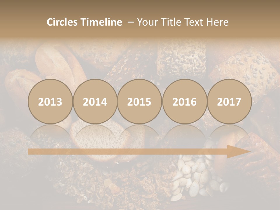 White Loaves Display PowerPoint Template