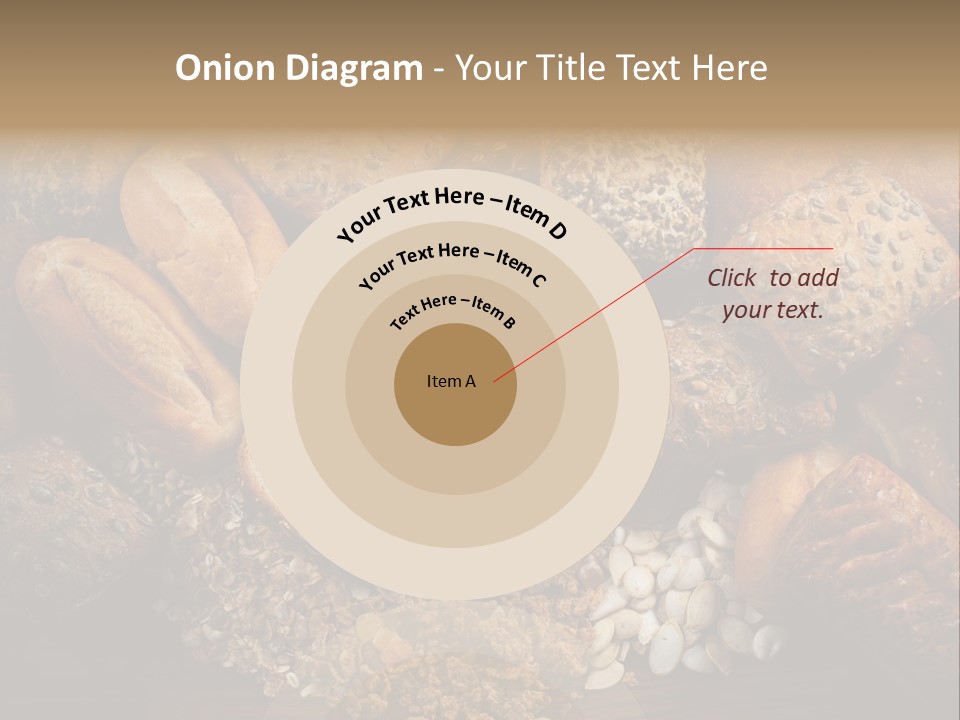 White Loaves Display PowerPoint Template