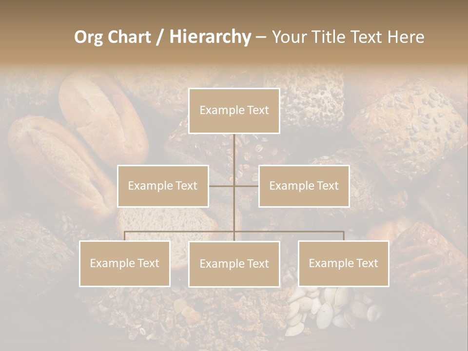 White Loaves Display PowerPoint Template
