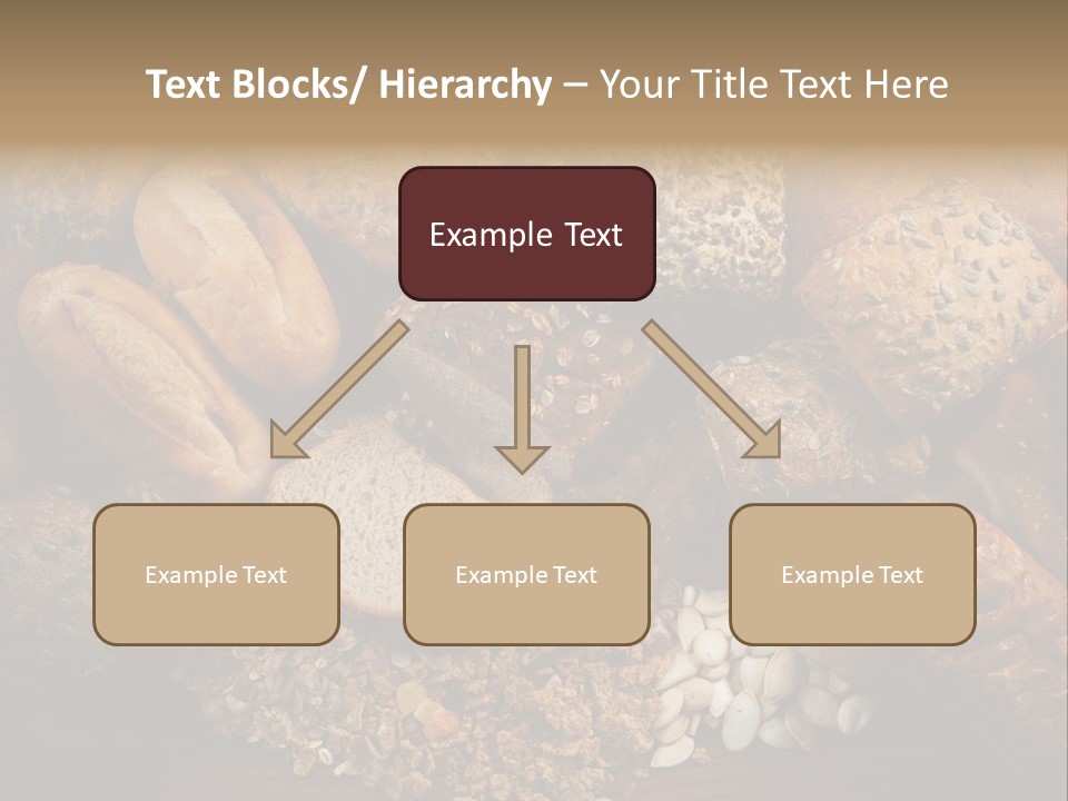 White Loaves Display PowerPoint Template