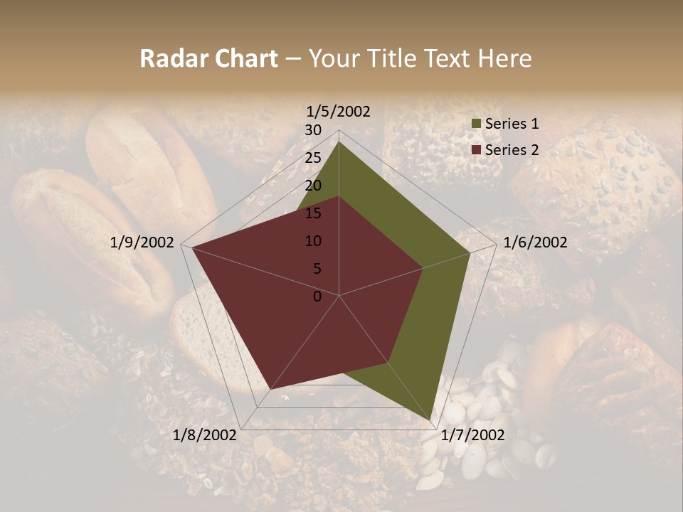 White Loaves Display PowerPoint Template