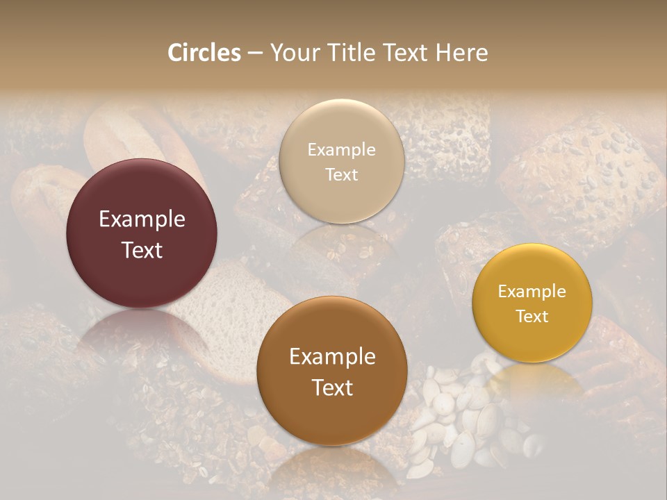 White Loaves Display PowerPoint Template