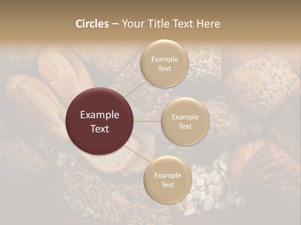 White Loaves Display PowerPoint Template