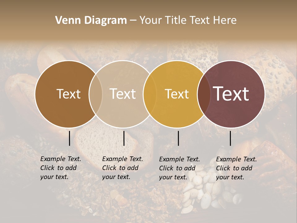 White Loaves Display PowerPoint Template
