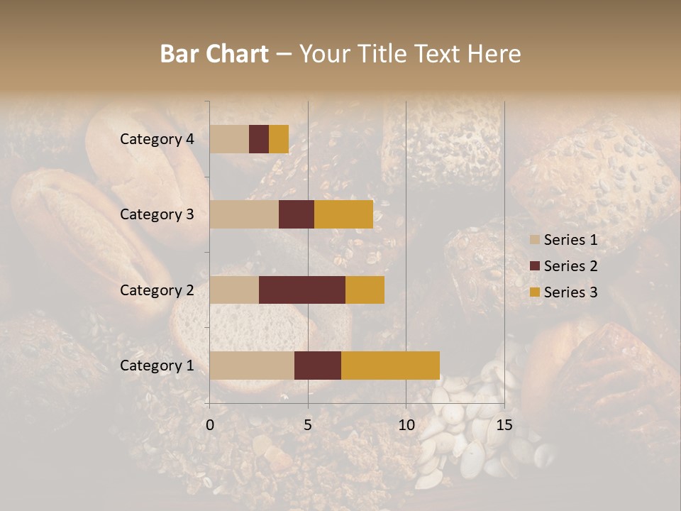 White Loaves Display PowerPoint Template