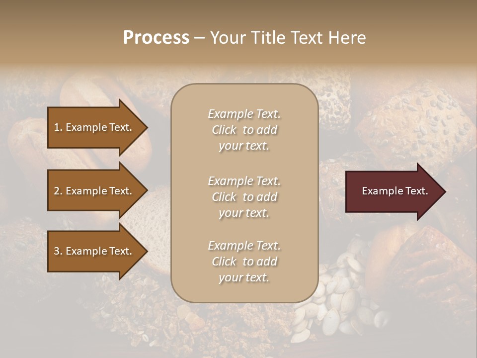 White Loaves Display PowerPoint Template