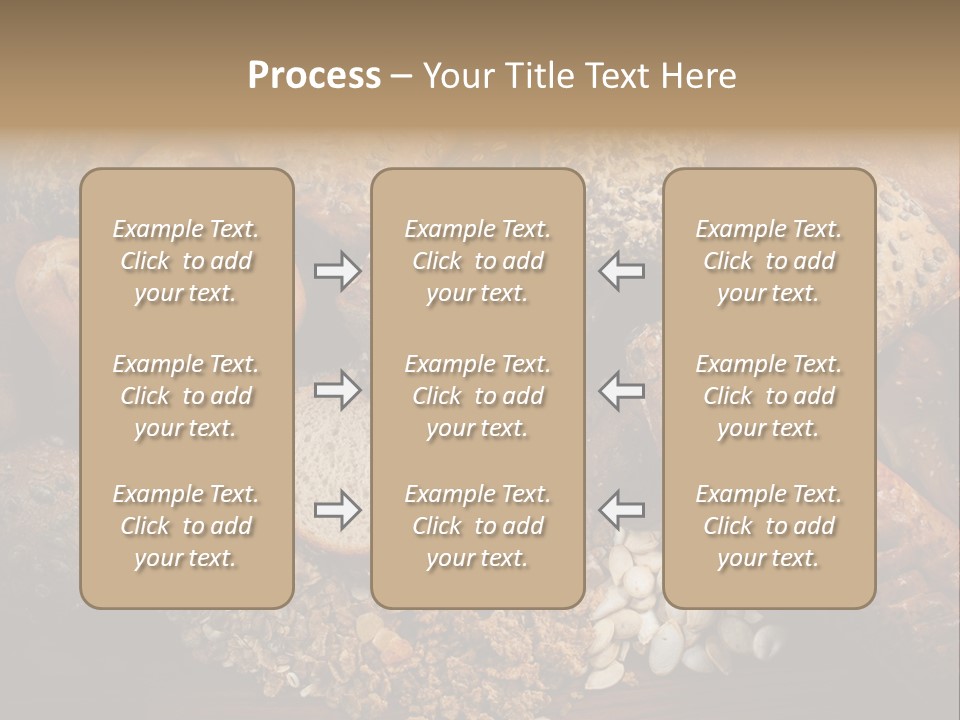 White Loaves Display PowerPoint Template