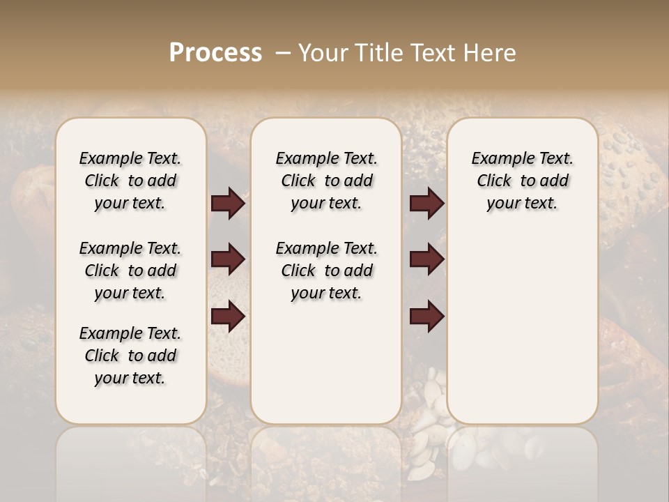 White Loaves Display PowerPoint Template