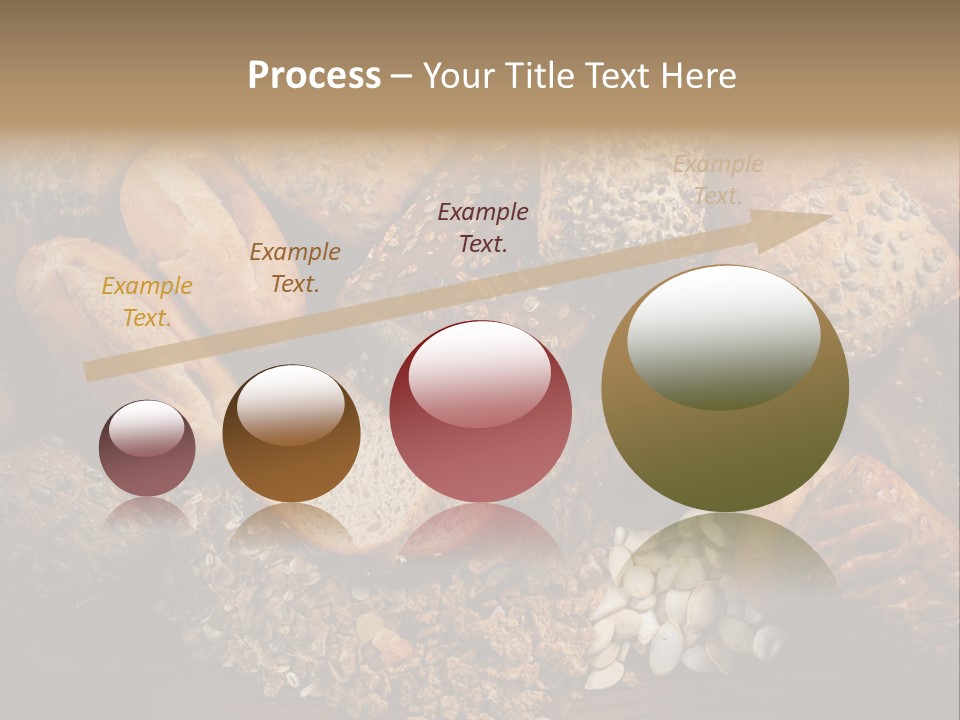 White Loaves Display PowerPoint Template