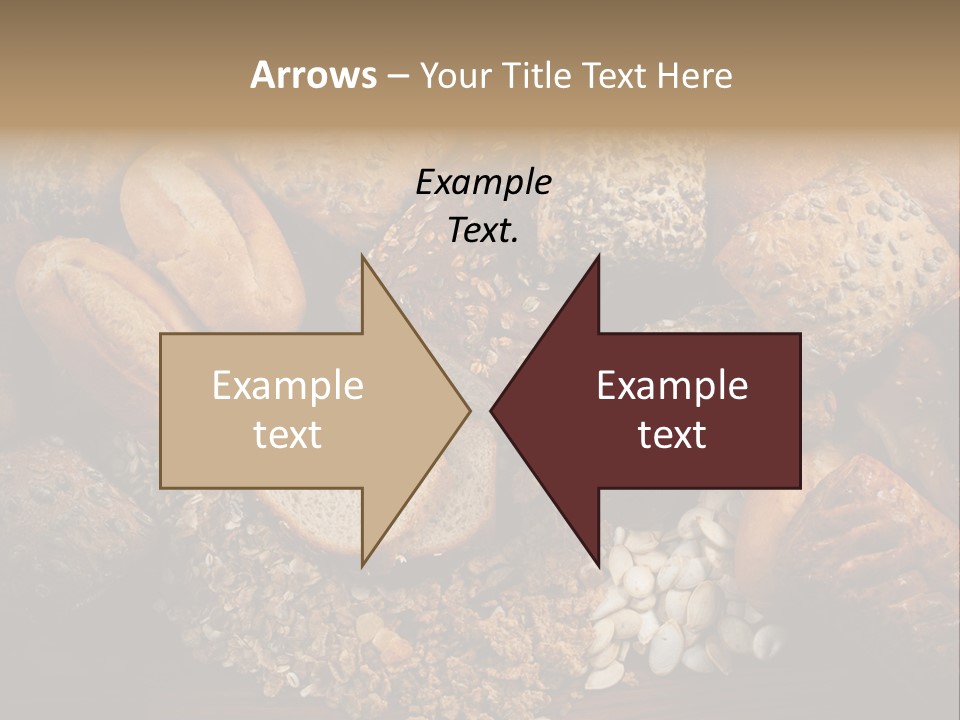 White Loaves Display PowerPoint Template