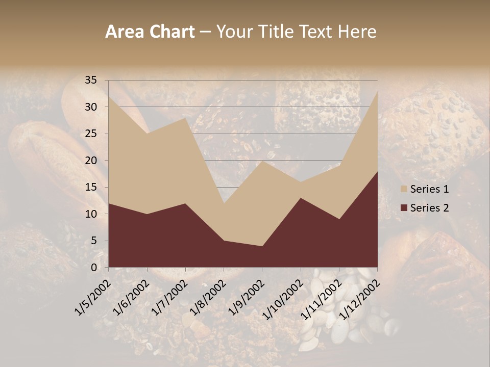 White Loaves Display PowerPoint Template