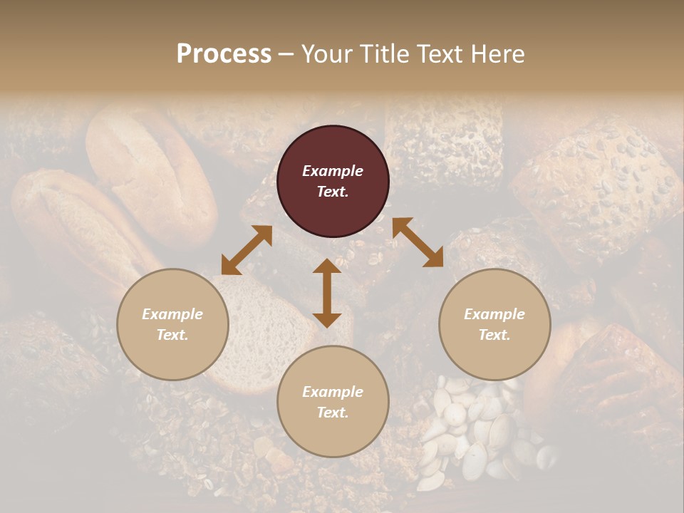 White Loaves Display PowerPoint Template