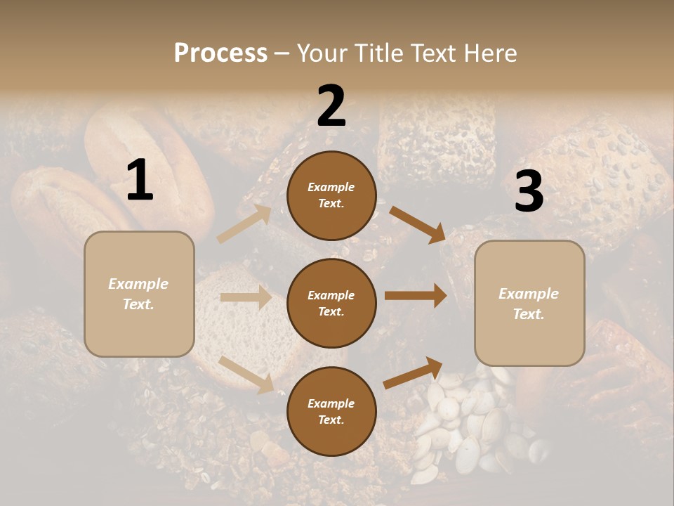 White Loaves Display PowerPoint Template