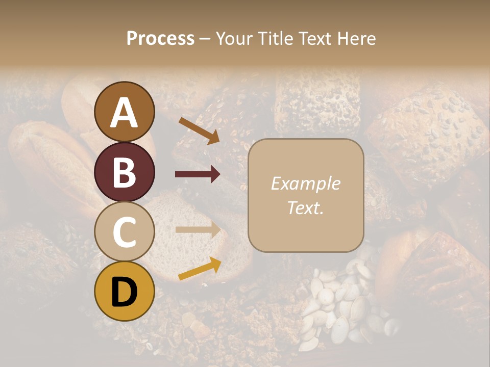 White Loaves Display PowerPoint Template