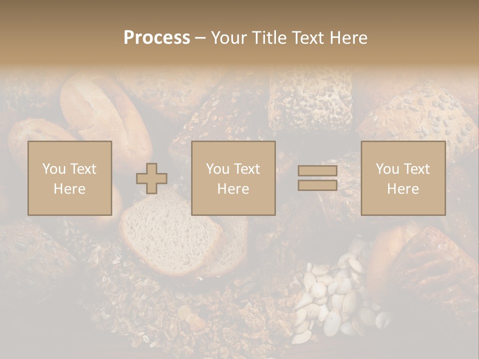 White Loaves Display PowerPoint Template