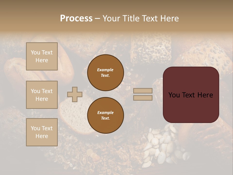 White Loaves Display PowerPoint Template