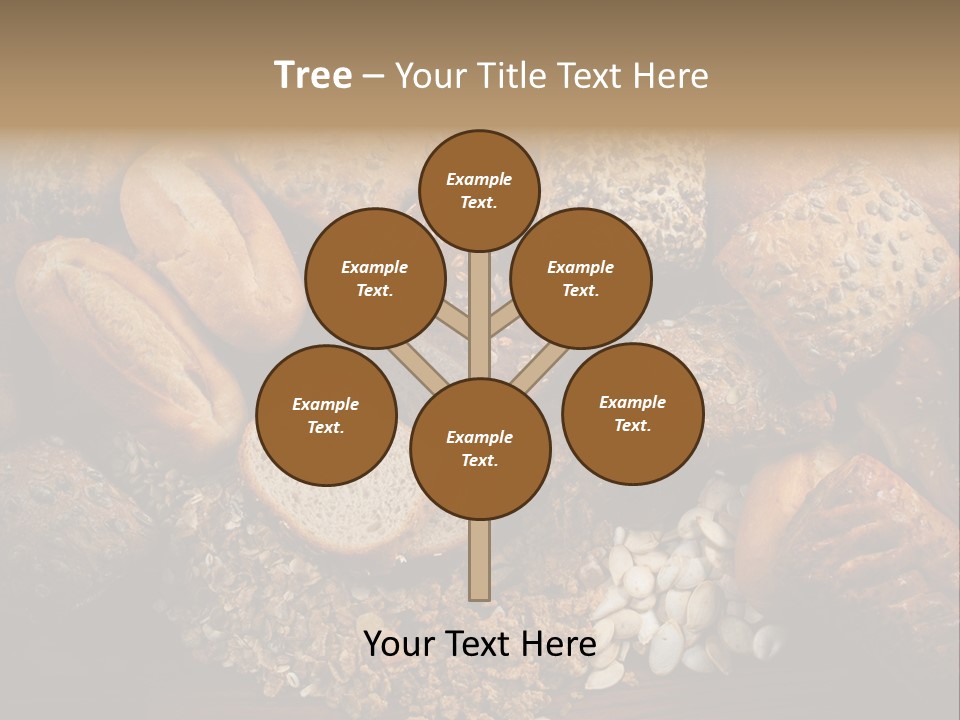 White Loaves Display PowerPoint Template