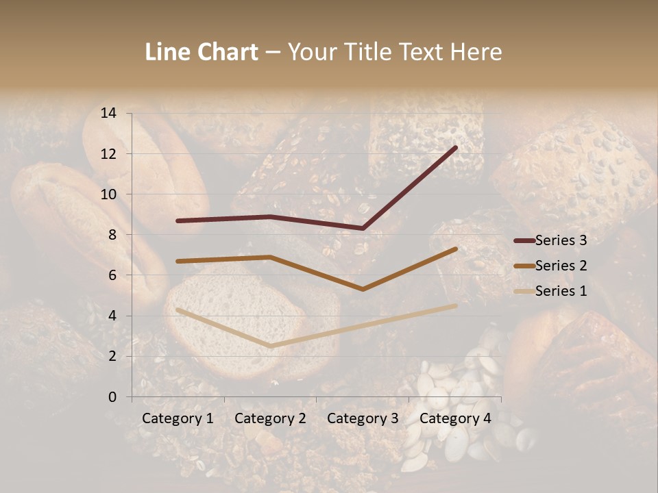 White Loaves Display PowerPoint Template