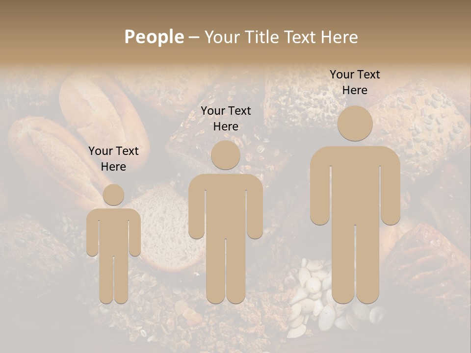 White Loaves Display PowerPoint Template