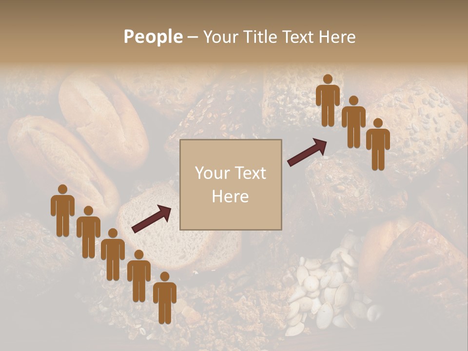 White Loaves Display PowerPoint Template