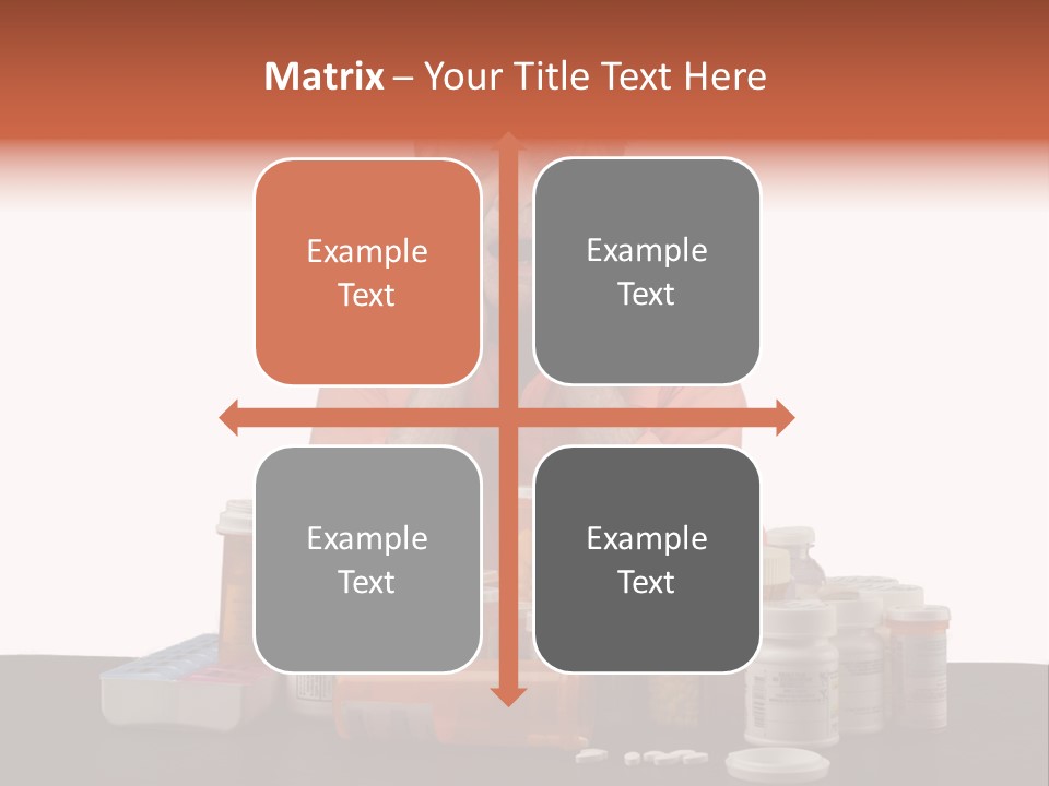 Caucasian Elderly Female PowerPoint Template