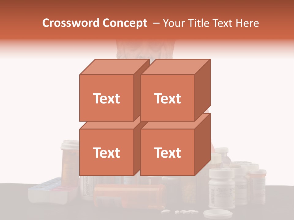 Caucasian Elderly Female PowerPoint Template