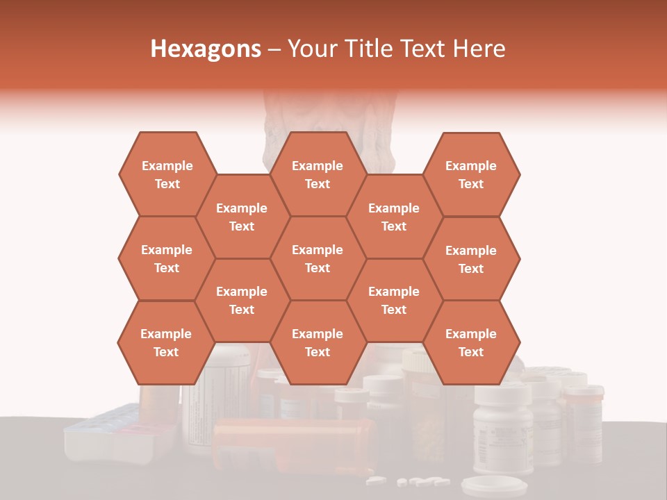 Caucasian Elderly Female PowerPoint Template