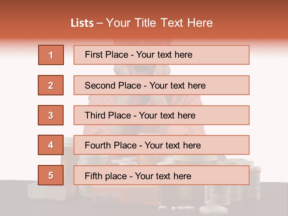 Caucasian Elderly Female PowerPoint Template