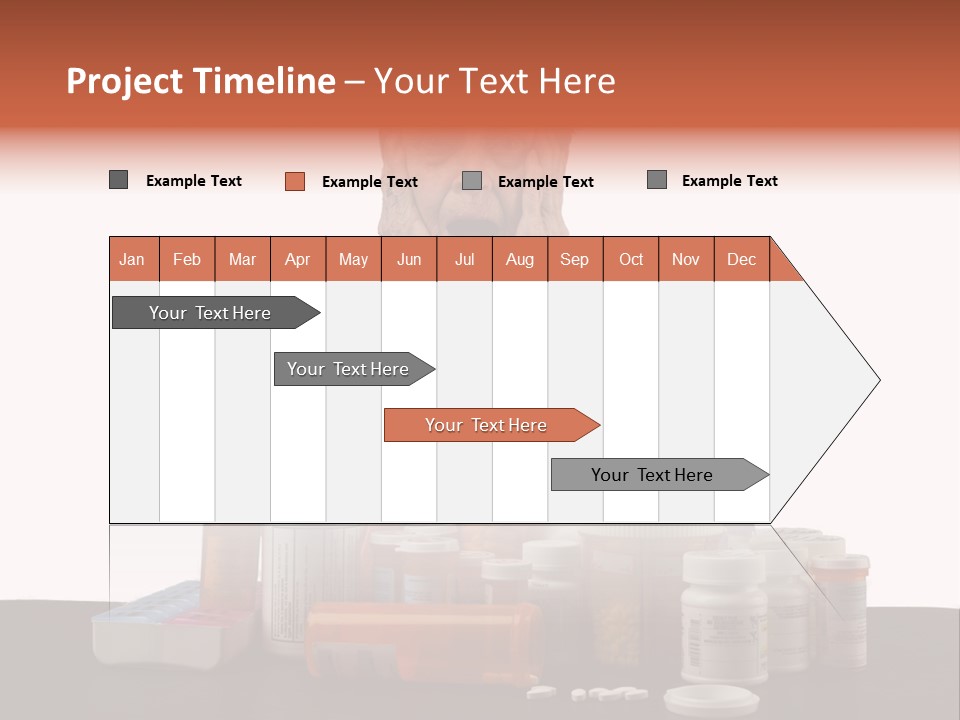 Caucasian Elderly Female PowerPoint Template