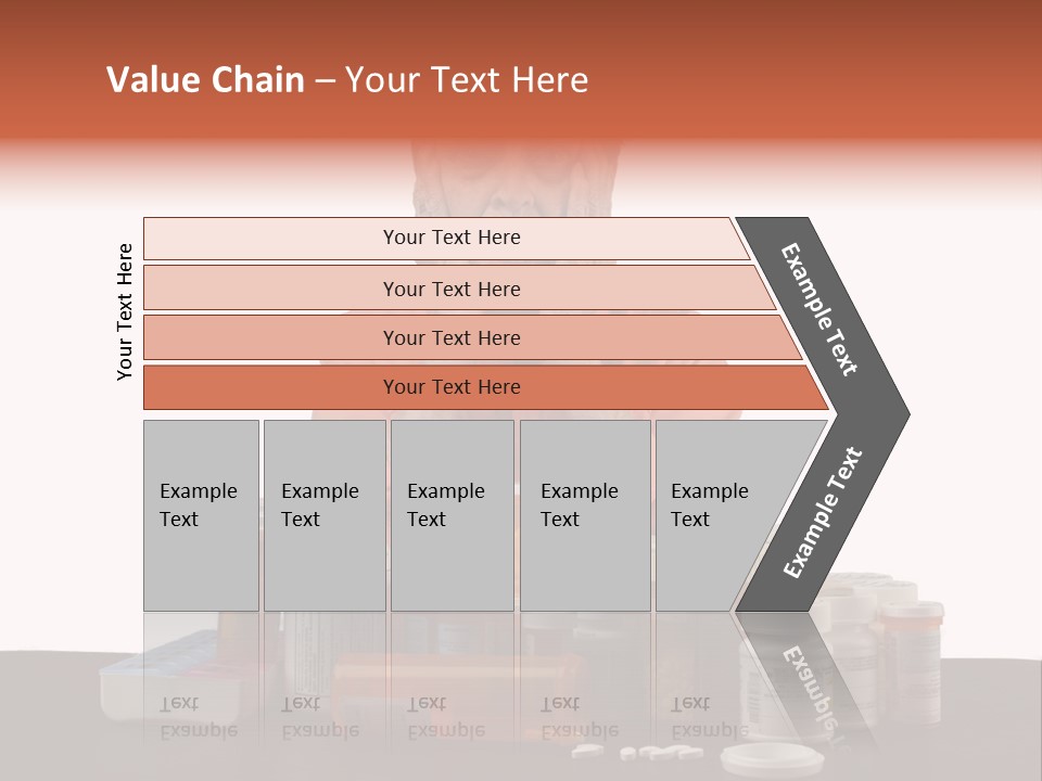 Caucasian Elderly Female PowerPoint Template