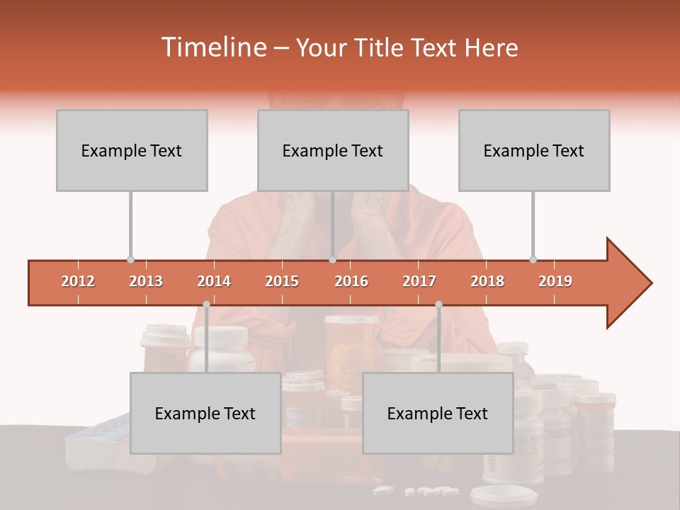 Caucasian Elderly Female PowerPoint Template