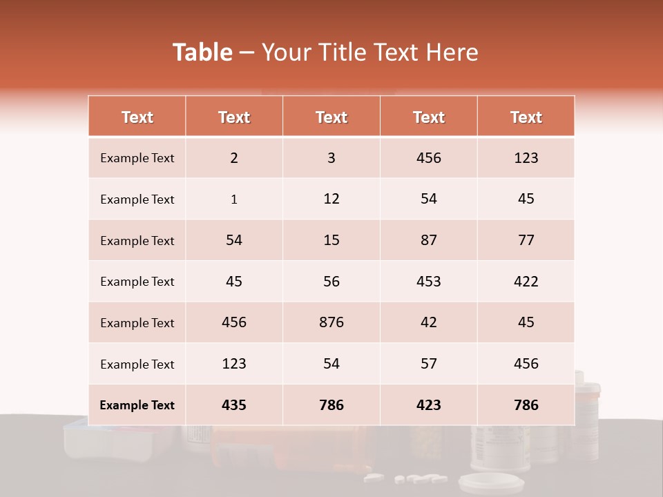 Caucasian Elderly Female PowerPoint Template