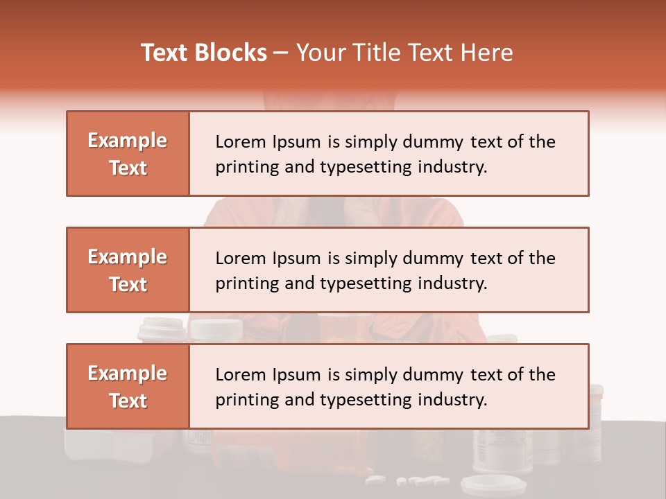 Caucasian Elderly Female PowerPoint Template
