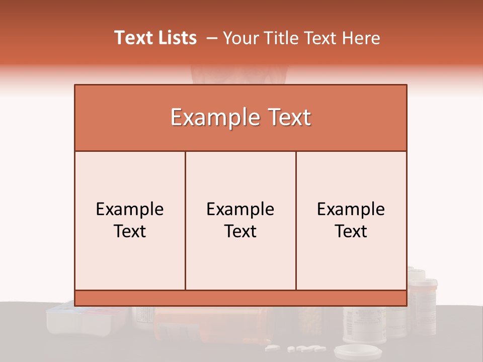 Caucasian Elderly Female PowerPoint Template