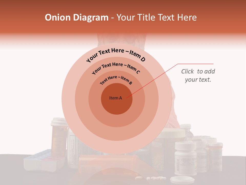 Caucasian Elderly Female PowerPoint Template